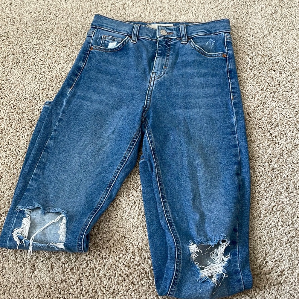 Top shop Moto Jeans Womens size W26 L30 Skinny